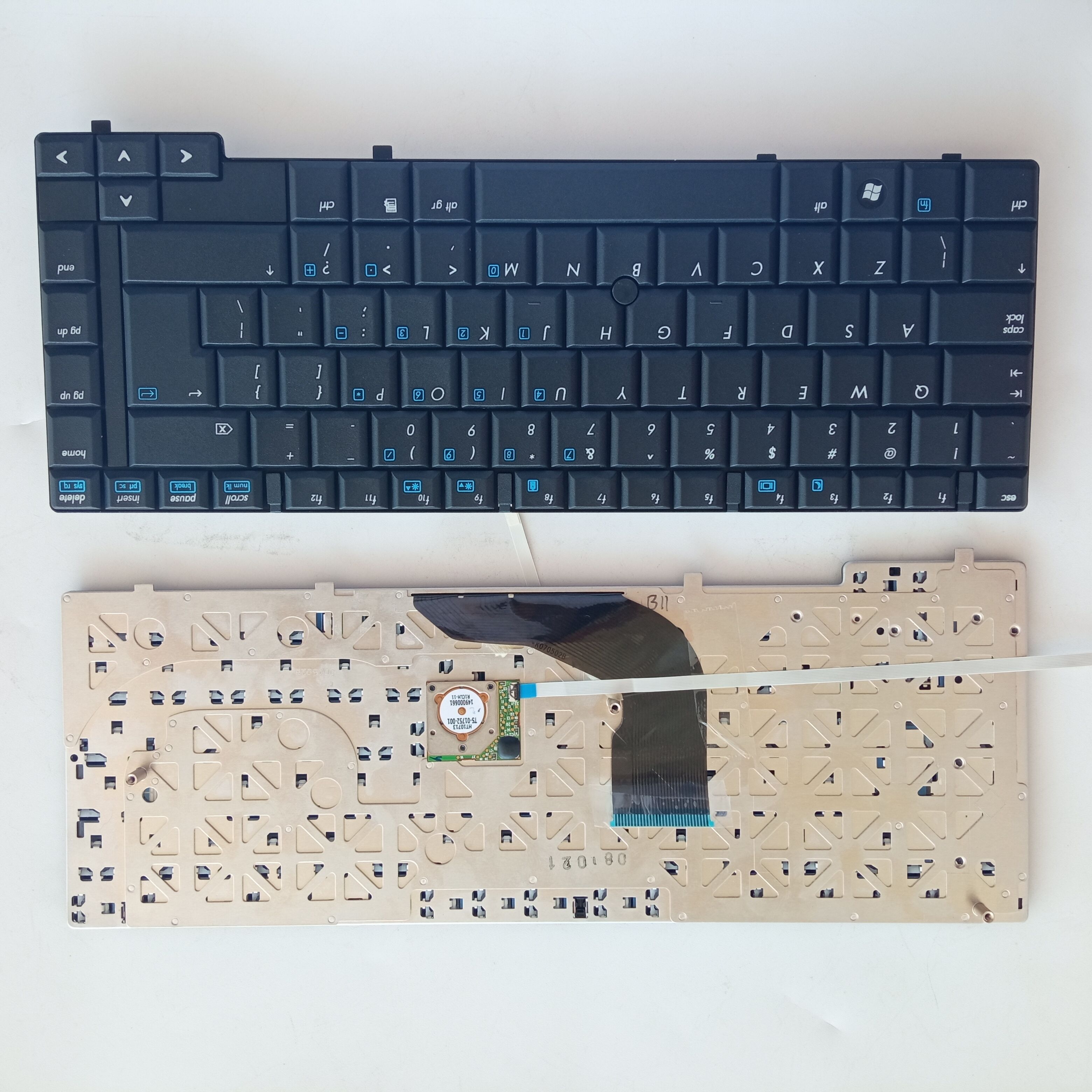 Picture of New Replacement Laptop Keyboard For HP 6910 BLACK With Point (OEM) UI Layout